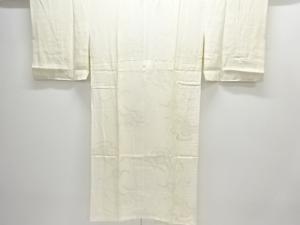 貝桶模様織り出し単衣長襦袢